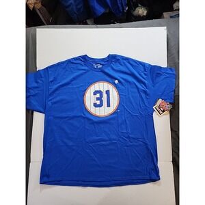 New York Mets Shirt Mens 4XL The 7 Line Cooperstown Collection Mike Piazza 31